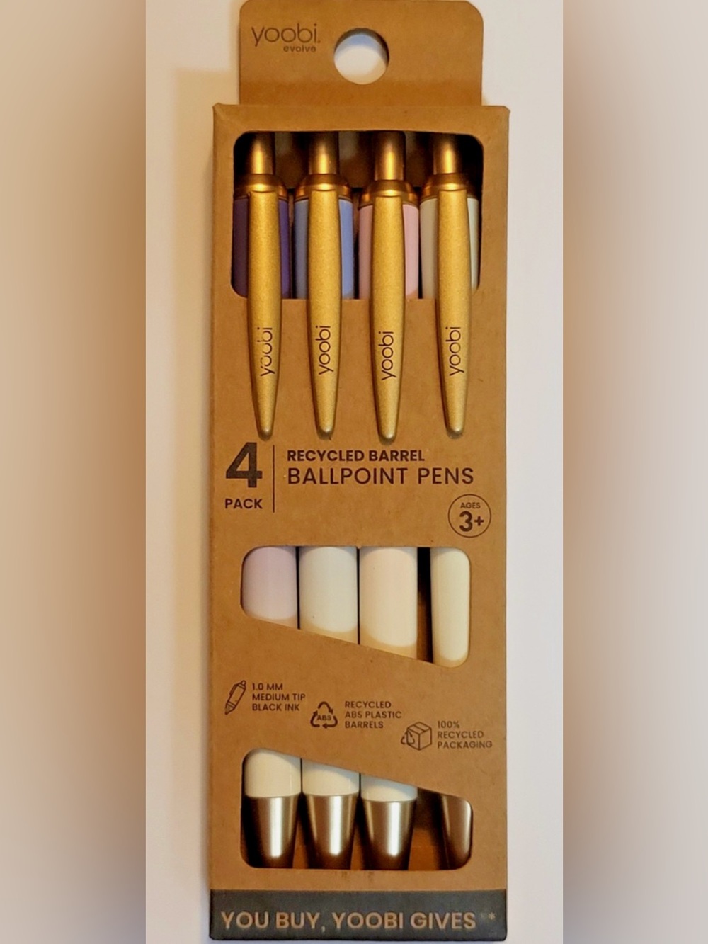 Yoobi Ballpoint Pen 4-Pack